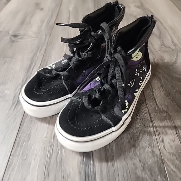 Vans Sk8 Hi Zip Back The Nightmare Before Christmas Kids Sz 13 - Picture 4 of 8